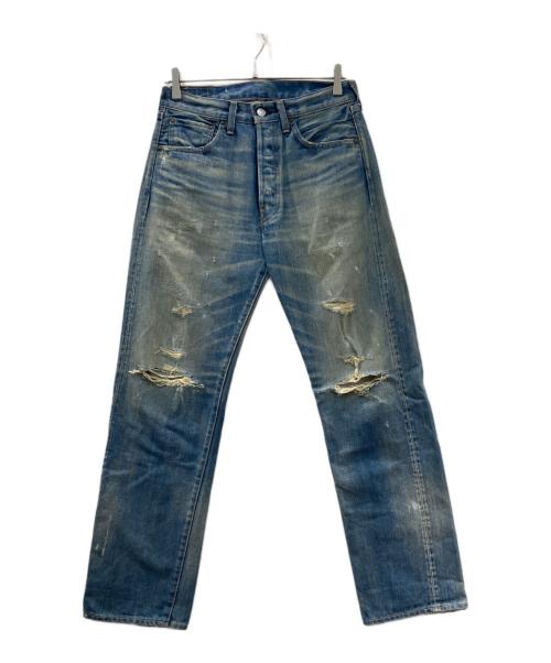 LEVI'S VINTAGE CLOTHING（リーバイス ビンテージ クロージング）LEVI'S VINTAGE CLOTHING (リーバイス ビンテージ クロージング) 71年復刻 501 ダメージ加工デニムパンツ インディゴ サイズ:w32の古着・服飾アイテム