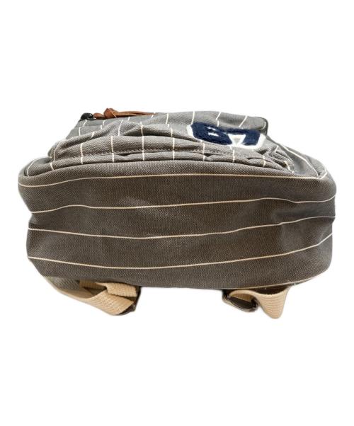 POLO RALPH LAUREN（ポロ・ラルフローレン）POLO RALPH LAUREN (ポロ・ラルフローレン) ロゴワッペンキャンバスリュック グレーの古着・服飾アイテム