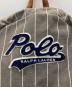 中古・古着 POLO RALPH LAUREN (ポロ・ラルフローレン) ロゴワッペンキャンバスリュック グレー：8000円