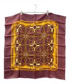 HERMESエルメス）の古着「ロープモチーフスカーフ」｜ボルドー