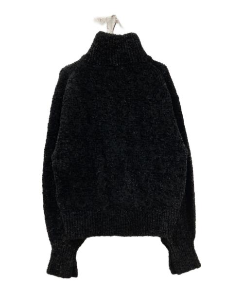 Adam et Rope（アダム エ ロペ）Adam et Rope (アダム エ ロペ) フラッグヤーンMIXニットカーディガン ブラック サイズ:FREE 未使用品の古着・服飾アイテム