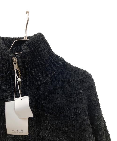 Adam et Rope（アダム エ ロペ）Adam et Rope (アダム エ ロペ) フラッグヤーンMIXニットカーディガン ブラック サイズ:FREE 未使用品の古着・服飾アイテム