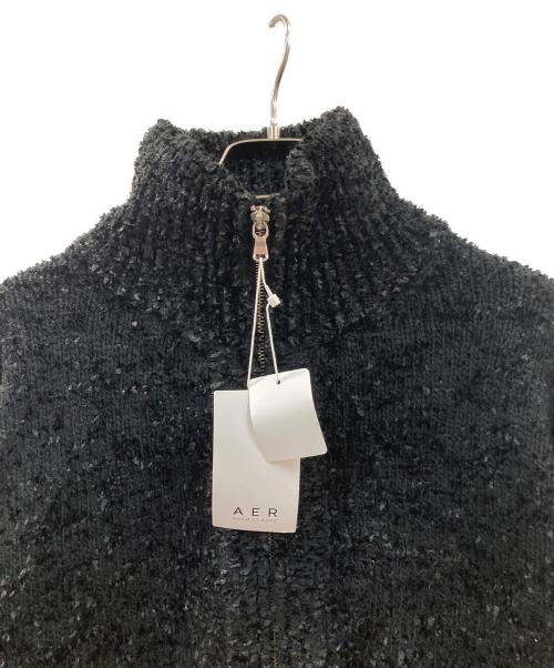 Adam et Rope（アダム エ ロペ）Adam et Rope (アダム エ ロペ) フラッグヤーンMIXニットカーディガン ブラック サイズ:FREE 未使用品の古着・服飾アイテム