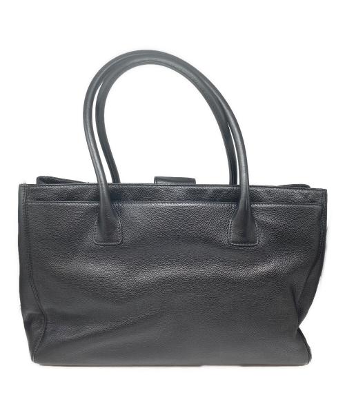 CHANEL（シャネル）CHANEL (シャネル) エグゼクティブ キャビアスキン トートバッグ ブラックの古着・服飾アイテム