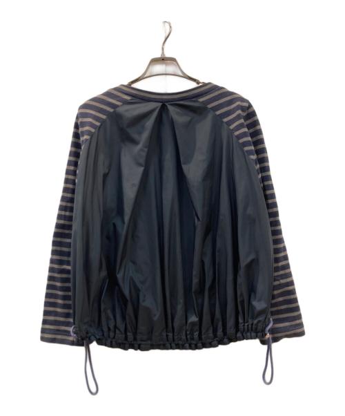 sacai（サカイ）sacai (サカイ) ドッキングカットソー ネイビー サイズ:2の古着・服飾アイテム