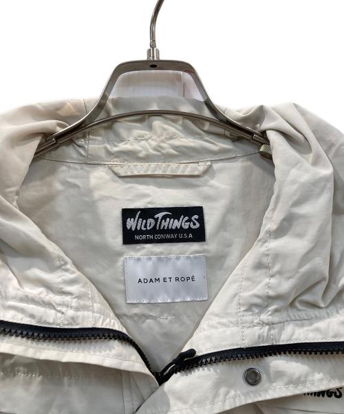 WILD THINGS（ワイルドシングス）WILD THINGS (ワイルドシングス) Adam et Rope (アダム エ ロペ) マウンテンパーカー ベージュ サイズ:Ｆの古着・服飾アイテム