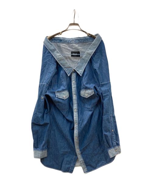 MIHARA YASUHIRO（ミハラヤスヒロ）MIHARA YASUHIRO (ミハラヤスヒロ) ワンピース インディゴ サイズ:36の古着・服飾アイテム