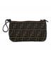 FENDI（フェンディ）の古着「ズッカ柄 アクセサリーポーチ」｜ブラウン×ブラック