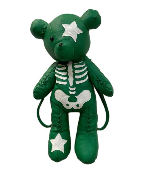 -（-）- (-) スケルトンベアバッグ グリーンの古着・服飾アイテム