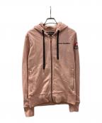 MOOSE KNUCKLESムース ナックルズ）の古着「ジップパーカー」｜ピンク