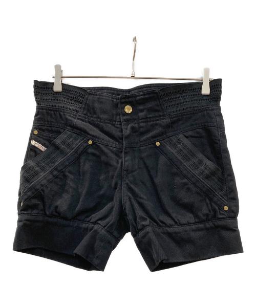 DIESEL（ディーゼル）DIESEL (ディーゼル) ショートパンツ ブラック サイズ:25の古着・服飾アイテム