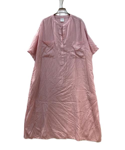 Spick and Span（スピック＆スパン）Spick and Span (スピック＆スパン) ワッシャーマキシボリューム ワンピース ピンク サイズ:36の古着・服飾アイテム