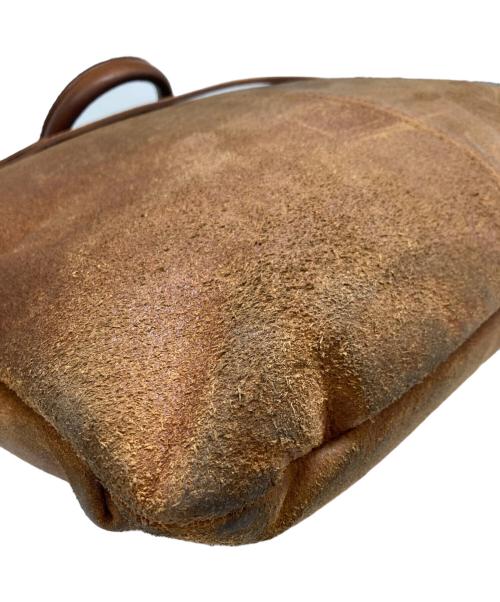 vasco（ヴァスコ）vasco (ヴァスコ) レザーヘルメットバッグ ブラウンの古着・服飾アイテム