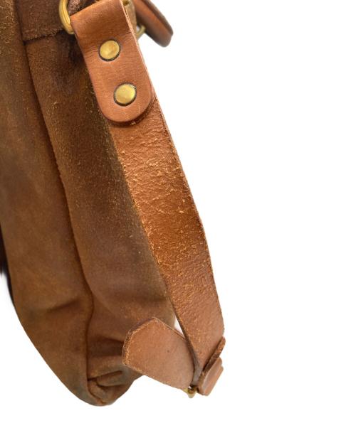 vasco（ヴァスコ）vasco (ヴァスコ) レザーヘルメットバッグ ブラウンの古着・服飾アイテム