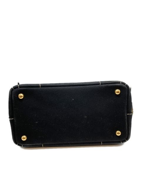 PRADA（プラダ）PRADA (プラダ) カナパ キャンバスハンドバッグ ブラックの古着・服飾アイテム