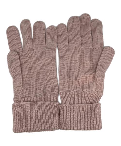 FENDI（フェンディ）FENDI (フェンディ) ニットグローブ ピンクの古着・服飾アイテム