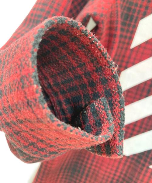 OFFWHITE（オフホワイト）OFFWHITE (オフホワイト) チェックシャツ レッド×ブラック サイズ:XSの古着・服飾アイテム