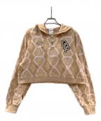 PUMA×DAPPER DANプーマ×ダッパーダン）の古着「クロップドパーカー」｜ベージュ