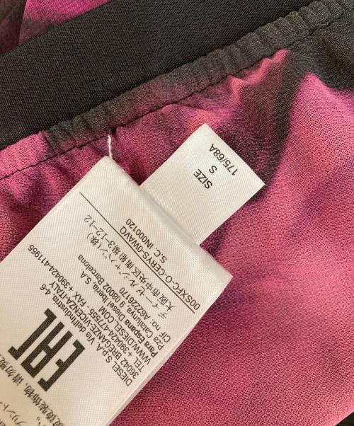 DIESEL（ディーゼル）DIESEL (ディーゼル) シフォンスカート ショッキングピンク サイズ:Sの古着・服飾アイテム