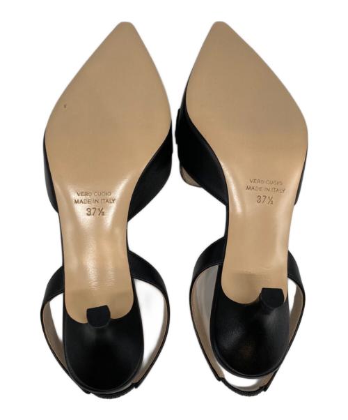 NEBULONIE（ネブローニ）NEBULONIE (ネブローニ) ヒールパンプス ブラック サイズ:37　1/2の古着・服飾アイテム