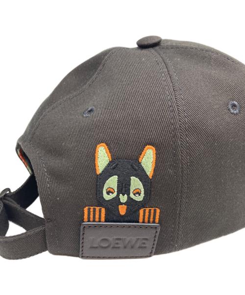 LOEWE（ロエベ）LOEWE (ロエベ) Louis Wain フューチャリスト キャット キャップ ブラウン サイズ:Mの古着・服飾アイテム