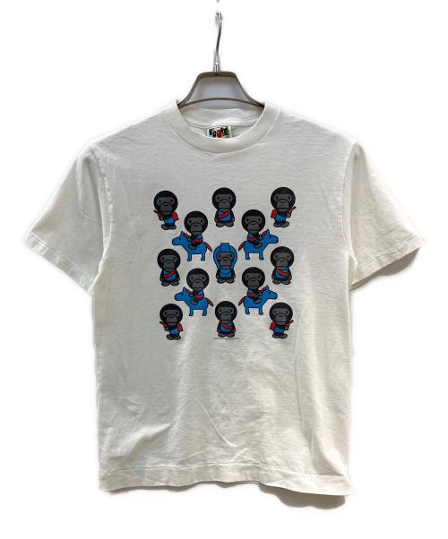 bape（アベイシングエイプ）bape (アベイシングエイプ) Tシャツ ホワイト サイズ:Sの古着・服飾アイテム