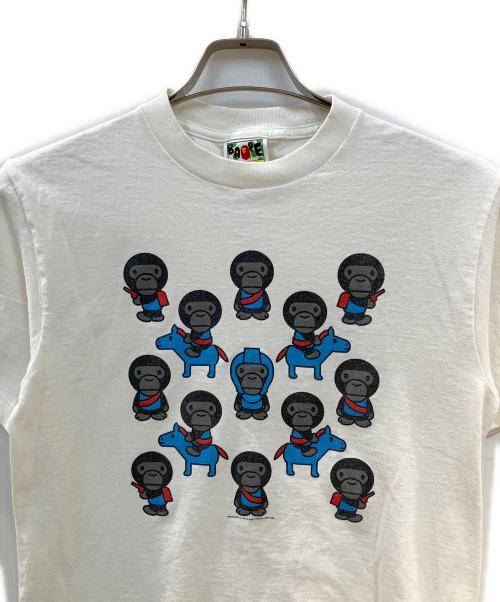 bape（アベイシングエイプ）bape (アベイシングエイプ) Tシャツ ホワイト サイズ:Sの古着・服飾アイテム