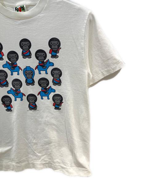 bape（アベイシングエイプ）bape (アベイシングエイプ) Tシャツ ホワイト サイズ:Sの古着・服飾アイテム