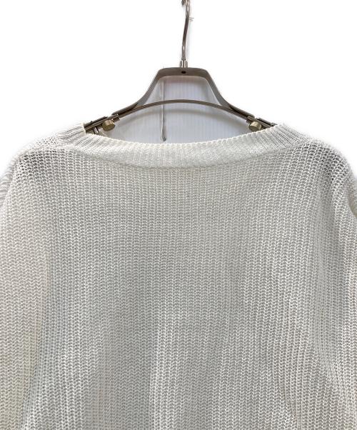 L'appartement（アパルトモン）L'Appartement (アパルトモン) LINEN BOYS KNIT ホワイト サイズ:ーの古着・服飾アイテム