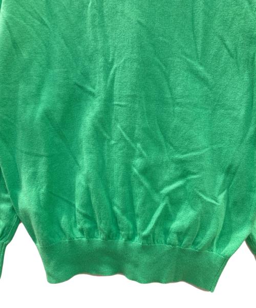 LEE MATHEWS（リー マシュー）lee mathews (リー マシュー) ニットカーディガン 黄緑 サイズ:S 未使用品の古着・服飾アイテム