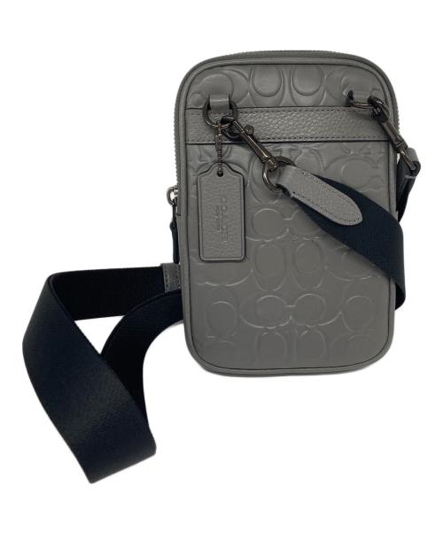 COACH（コーチ）COACH (コーチ) スマホショルダー グレーの古着・服飾アイテム