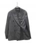 TOMORROW LAND（トゥモローランド）の古着「ウールナイロン ダブルブレステッド6Bジャケット DONDI」｜グレー