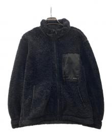 DRESSTERIOR（ドレステリア）の古着「ジップアップ ボアフリースミリタリーブルゾン」｜ブラック