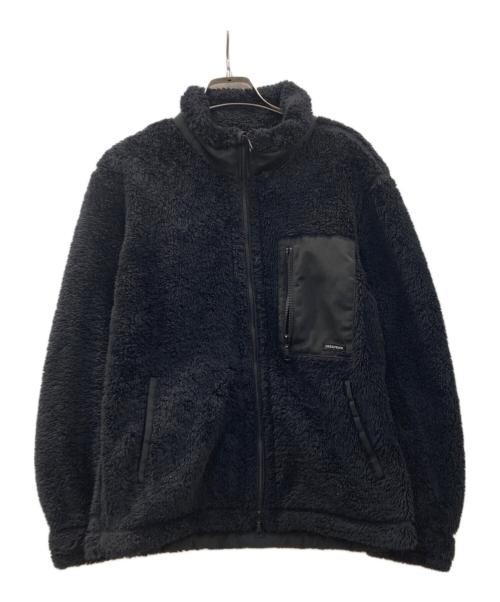 DRESSTERIOR（ドレステリア）DRESSTERIOR (ドレステリア) ジップアップ ボアフリースミリタリーブルゾン ブラック サイズ:Sの古着・服飾アイテム