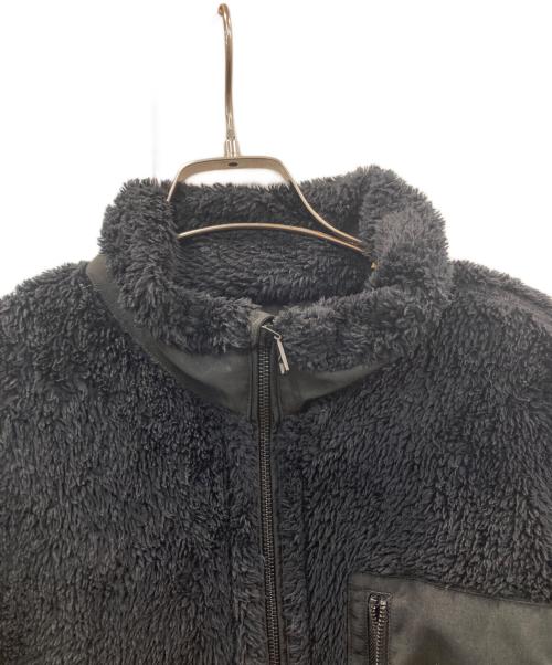 DRESSTERIOR（ドレステリア）DRESSTERIOR (ドレステリア) ジップアップ ボアフリースミリタリーブルゾン ブラック サイズ:Sの古着・服飾アイテム