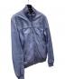 中古・古着 BOMBOOGIE (ボンブーギー) レザージャケット ブルー サイズ:L：5000円
