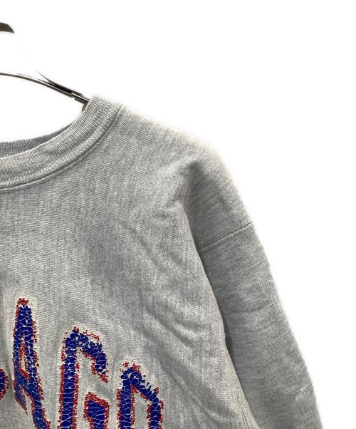 Champion REVERSE WEAVE（チャンピオン リバース ウィーブ）Champion REVERSE WEAVE (チャンピオン リバース ウィーブ) 90's シカゴカブス プリントスウェット グレー サイズ:Lの古着・服飾アイテム
