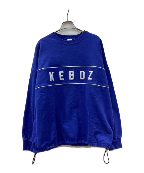 KEBOZ（ケボズ）KEBOZ (ケボズ) スウェット ブルー サイズ:Mの古着・服飾アイテム