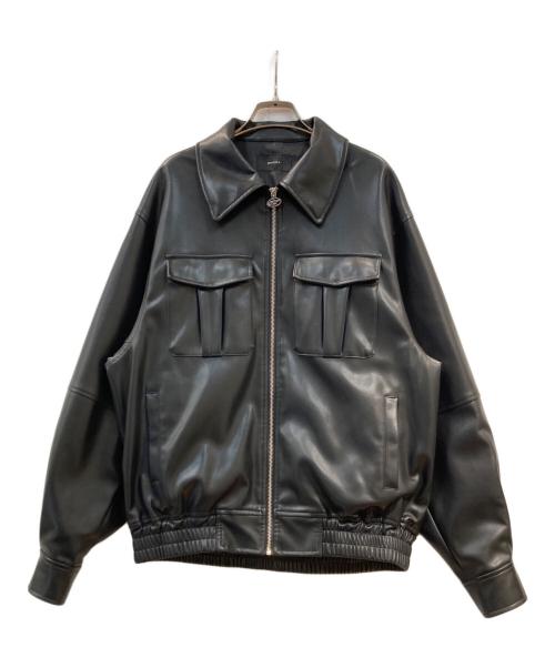 EMODA（エモダ）EMODA (エモダ) フェイクレザーオーバーブルゾン ブラック サイズ:Freeの古着・服飾アイテム