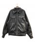 EMODA（エモダ）の古着「フェイクレザーオーバーブルゾン」｜ブラック