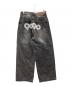9090 (9090) OG Logo Painted Denim Pants ブラック サイズ:L：9000円