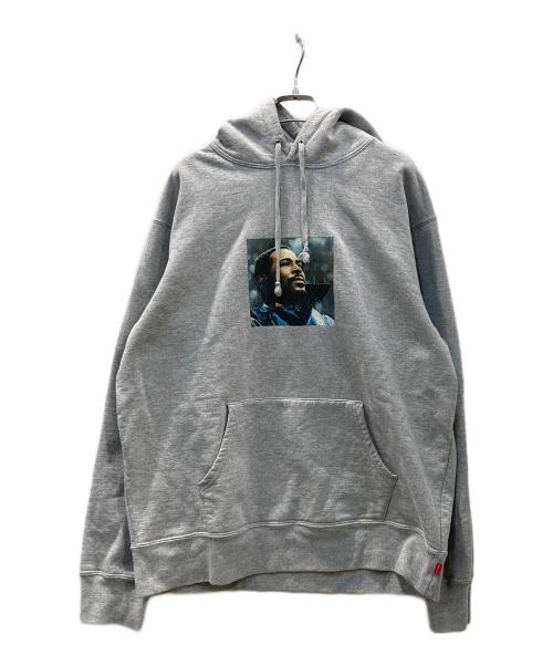 SUPREME（シュプリーム）SUPREME (シュプリーム) Marvin Gaye Hooded Sweatshirt グレー サイズ:Lの古着・服飾アイテム