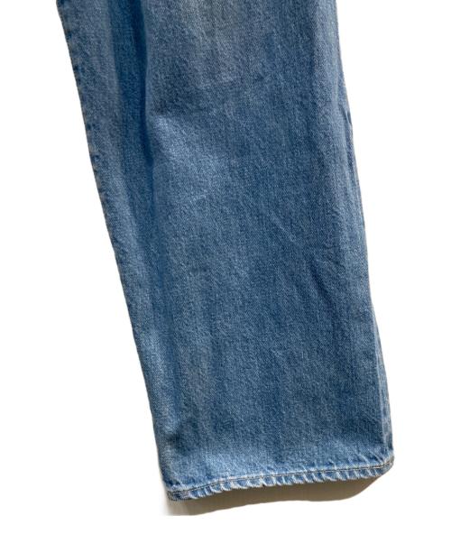 KURO（クロ）KURO (クロ) CROSS WIDE DENIM PANTS スカイブルーの古着・服飾アイテム