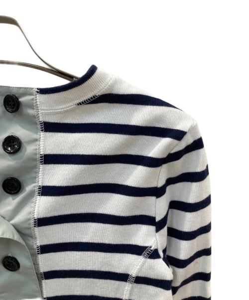YORI（ヨリ）yori (ヨリ) マリブボーダーカットソー ネイビー×ホワイト サイズ:36の古着・服飾アイテム