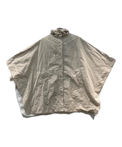 ESTNATION（エストネーション）ESTNATION (エストネーション) フードポンチョコート ベージュ サイズ:Freeの古着・服飾アイテム