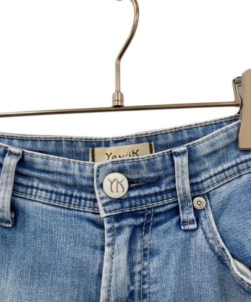 YANUK（ヤヌーク）YANUK (ヤヌーク) Really Light ルーズストレートJOAN インディゴ サイズ:W23の古着・服飾アイテム