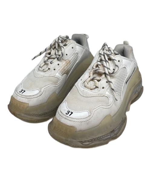 BALENCIAGA（バレンシアガ）BALENCIAGA (バレンシアガ) TRIPLE S ホワイト サイズ:24.5の古着・服飾アイテム