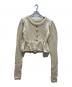 andequal（アンドコール）の古着「gold button puff sleeve knit」｜ベージュ
