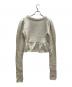 andequal (アンドコール) gold button puff sleeve knit ベージュ サイズ:FREE：7000円