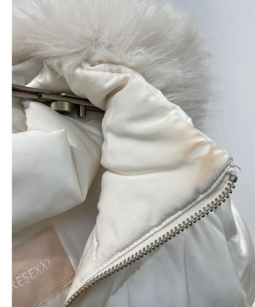 Resexxy（リゼクシー）RESEXXY (リゼクシー) ダウンコート ホワイト サイズ:Sの古着・服飾アイテム